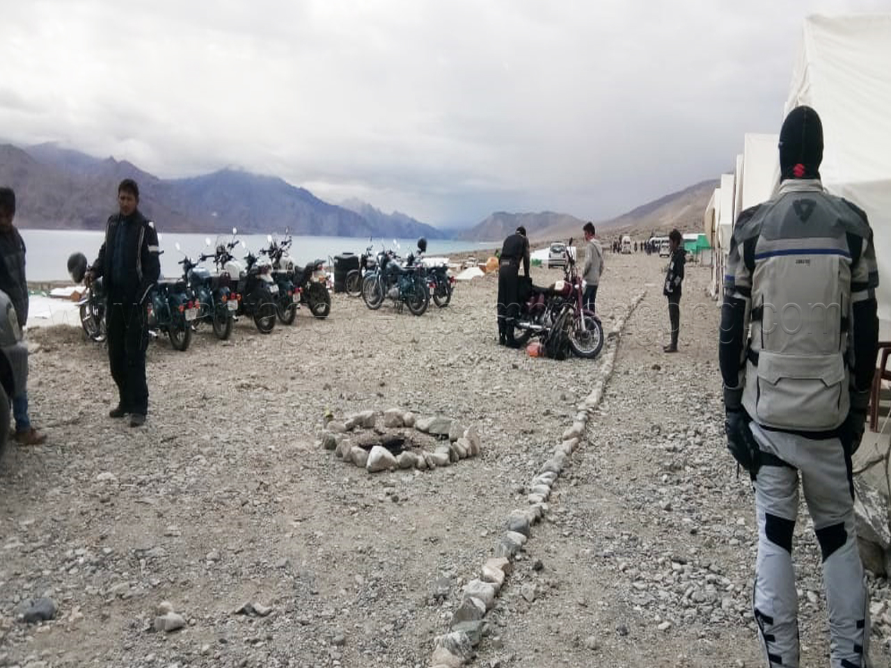 Pangong Lake View From Tent